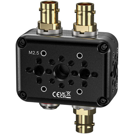 Wooden Camera 4K 12G-SDI Amplificador de Distribución 1x2 UHD 4K60 10-Bit