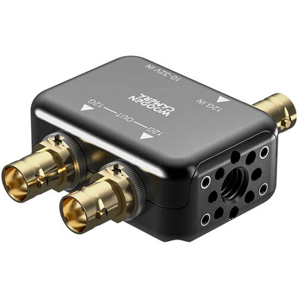 Wooden Camera 4K 12G-SDI Amplificador de Distribución 1x2 UHD 4K60 10-Bit