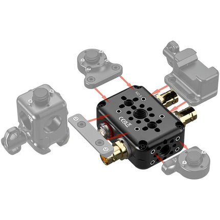 Wooden Camera 4K 12G-SDI Amplificador de Distribución 1x2 UHD 4K60 10-Bit
