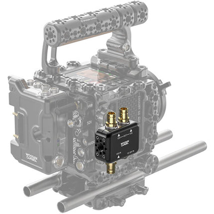 Wooden Camera 4K 12G-SDI Amplificador de Distribución 1x2 UHD 4K60 10-Bit