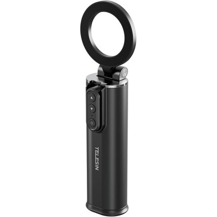 TELESIN Soporte para teléfono de viaje con montaje magnético y control Bluetooth 3.9" y gancho de mesa 1.57"