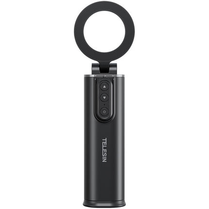 TELESIN Soporte para teléfono de viaje con montaje magnético y control Bluetooth 3.9" y gancho de mesa 1.57"