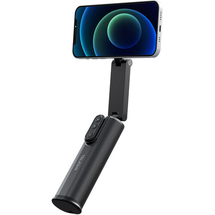 TELESIN Soporte para teléfono de viaje con montaje magnético y control Bluetooth 3.9" y gancho de mesa 1.57"