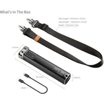 SmallRig HPS99 Power Stick portátil 27200mAh USB-C 100W con correa hombro