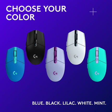 Logitech G G305 LIGHTSPEED Ratón Inalámbrico Blanco 12000 dpi 250 Horas Batería