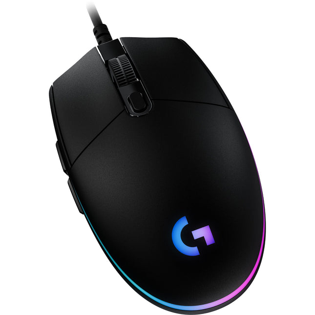 Logitech G G203 Lightsync Ratón Negro 8000 dpi USB Cable 6.89'