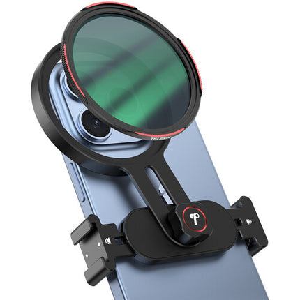 TELESIN Soporte para Filtro Móvil 67mm para Smartphones 2.3 a 3.5"