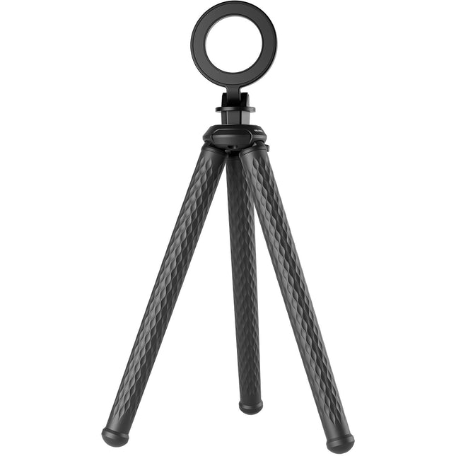 TELESIN Tripode Flexible Pulpo con Soporte Magnetico para Moviles y Camaras Con Capacidad de 2 kg y Adaptador Dual Claw
