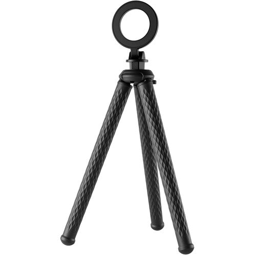 TELESIN Tripode Flexible Pulpo con Soporte Magnetico para Moviles y Camaras Con Capacidad de 2 kg y Adaptador Dual Claw