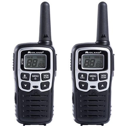 Midland T51 Radio Bidireccional 22 Canales IPX4 Batería Recargable