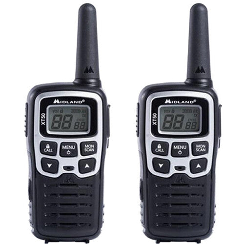 Midland T51 Radio Bidireccional 22 Canales IPX4 Batería Recargable