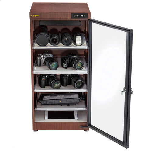 Ruggard EDC-125LWOT Gabinete Seco Electrónico 125L Control Táctil Humedad 60-35% Cerradura PIN