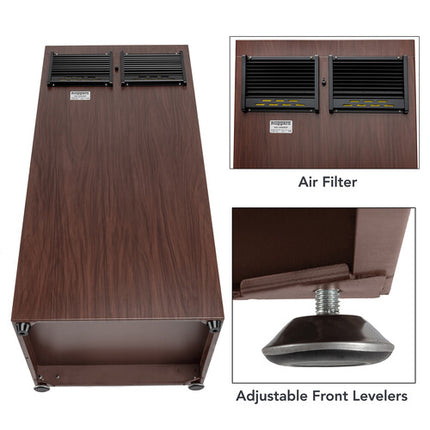 Ruggard EDC-125LWOT Gabinete Seco Electrónico 125L Control Táctil Humedad 60-35% Cerradura PIN