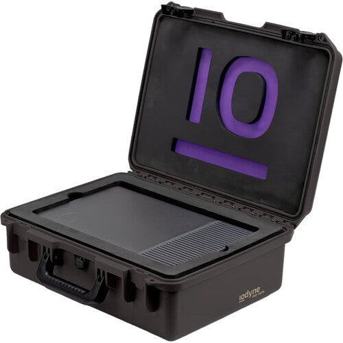 iodyne Pro Data Funda Protectora Negra con Espuma y Capacidad para 4 Cables Thunderbolt