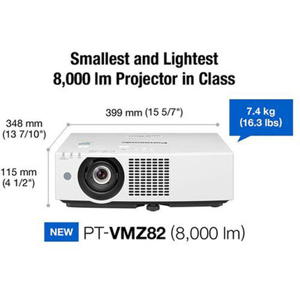Panasonic PT-VMZ62 Proyector Láser 6500 Lúmenes WUXGA 3LCD Blanco