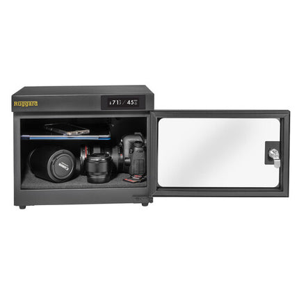 Gabinete Electrónico Deshumidificador Ruggard EDC-18LT 18L Control Táctil Negro