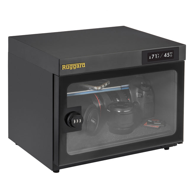 Gabinete Electrónico Deshumidificador Ruggard EDC-18LT 18L Control Táctil Negro