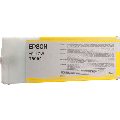 Cartucho de tinta amarilla Epson UltraChrome K3 220 ml para impresoras Stylus Pro 4800 4880