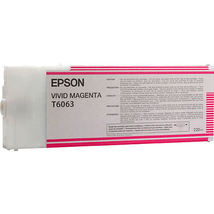 Cartucho de tinta Epson UltraChrome K3 Vivid Magenta 220 ml para impresora Stylus Pro 4880