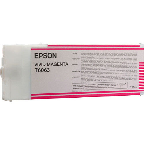 Cartucho de tinta Epson UltraChrome K3 Vivid Magenta 220 ml para impresora Stylus Pro 4880