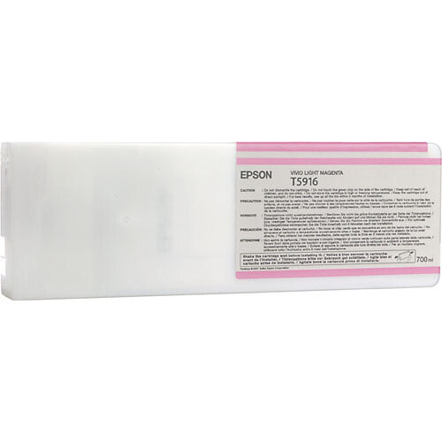Cartucho de Tinta Epson UltraChrome K3 Vivid Light Magenta 700 ml para Impresora Stylus Pro 11880
