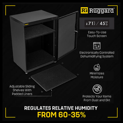 Ruggard EDC-80LT Gabinete Seco Electrónico 80L Control Táctil PIN