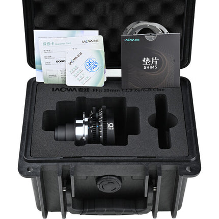 Venus Optics Laowa 10mm T2.9 Zero-D Lente Cine Full Frame FOV 130°