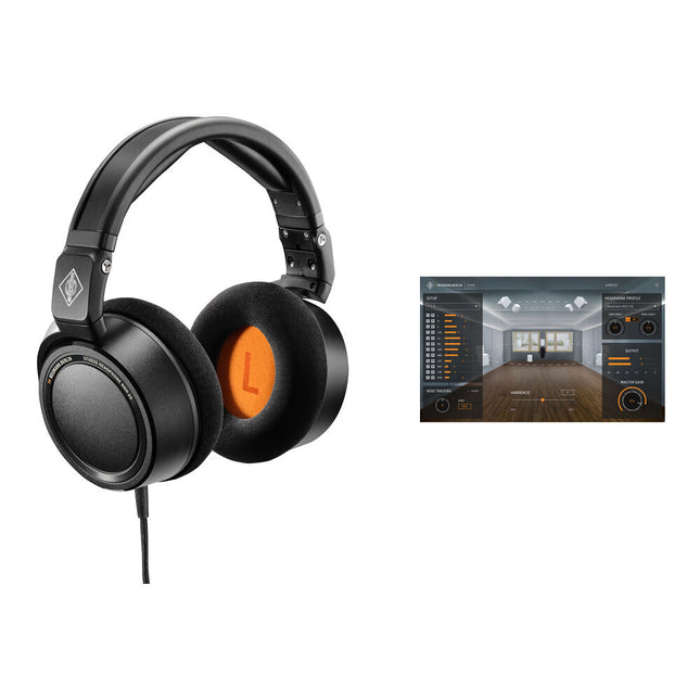Neumann NDH 20 Black Edition Auriculares Cerrados 38mm Rango 5-30kHz con Kit Binaural