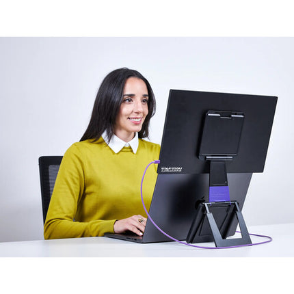 espresso 17.3" Pro 4K Display táctil 450 nits 9 ms con soporte Pro