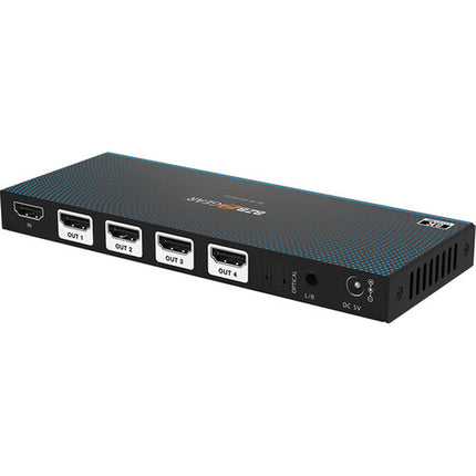 BZBGEAR Splitter HDMI 1x4 8K60 48Gbps con Auto Downscaling y Audio De-Embedder