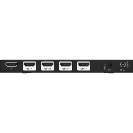 BZBGEAR Splitter HDMI 1x4 8K60 48Gbps con Auto Downscaling y Audio De-Embedder