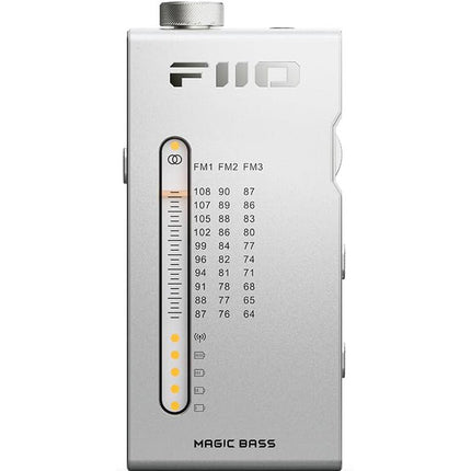 FiiO RR11 Radio Estéreo Portátil Hi-Res Banda FM 64-108 MHz Plata