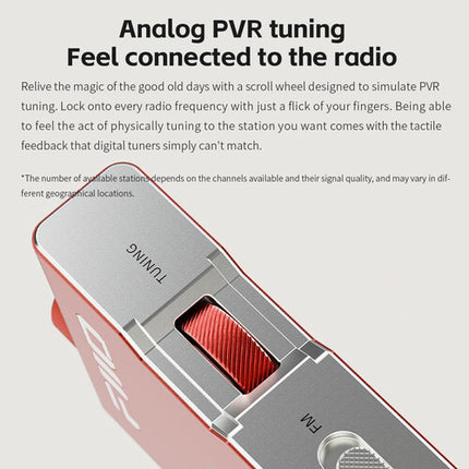 FiiO RR11 Radio Estéreo Portátil Hi-Res FM 64-108 MHz Batería 17.5h