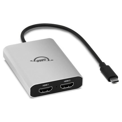 OWC USB-C a Adaptador Dual HDMI 4K UHD 3840x2160 60Hz DisplayLink