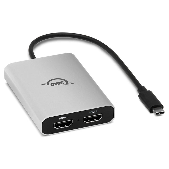 OWC USB-C a Adaptador Dual HDMI 4K UHD 3840x2160 60Hz DisplayLink
