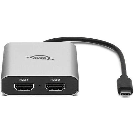 OWC USB-C a Adaptador Dual HDMI 4K UHD 3840x2160 60Hz DisplayLink