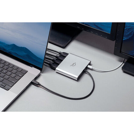 OWC USB-C Quad HDMI Adaptador de Pantalla 4K 4 Puertos HDMI Bus-Powered