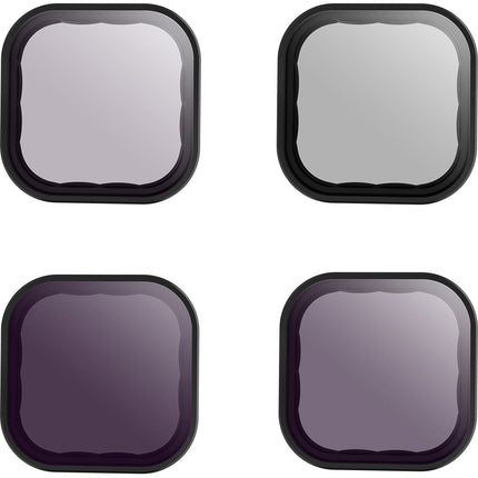 TELESIN Kit de Filtros CPL y ND para GoPro HERO13 3 4 5 Stops Multicapa