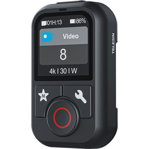TELESIN T13 Control Remoto Bluetooth para GoPro 5 Cámaras 60m Alcance Batería 8h Pulsera Ajustable