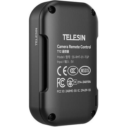 TELESIN T13 Control Remoto Bluetooth para GoPro 5 Cámaras 60m Alcance Batería 8h Pulsera Ajustable