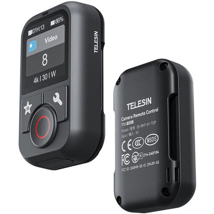 TELESIN T13 Control Remoto Bluetooth para GoPro 5 Cámaras 60m Alcance Batería 8h Pulsera Ajustable