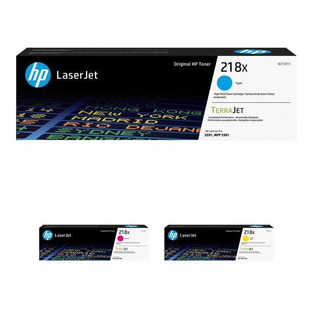 HP 218X Kit Cartuchos de Tóner Color Alta Capacidad 2500 Páginas