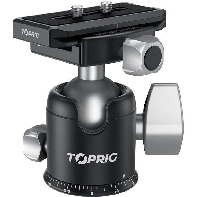 Accsoon TopRig Cabezal Esférico Aluminio 44 lb Capacidad 360° Panorámico