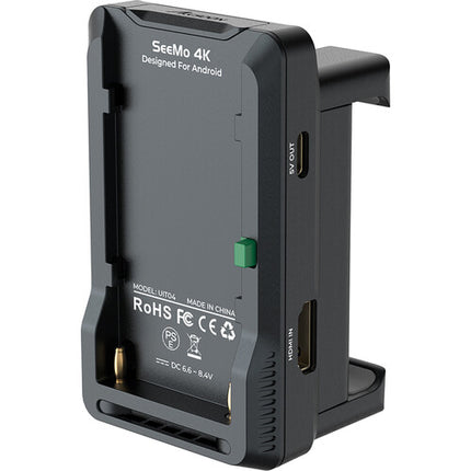 Accsoon SeeMo Adaptador HDMI 4K para Smartphone Android con Monitor y Carga
