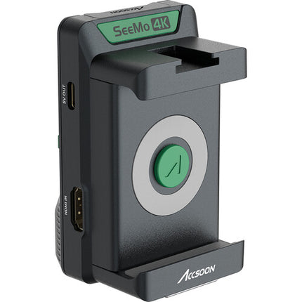 Accsoon SeeMo Adaptador HDMI 4K para Smartphone Android con Monitor y Carga
