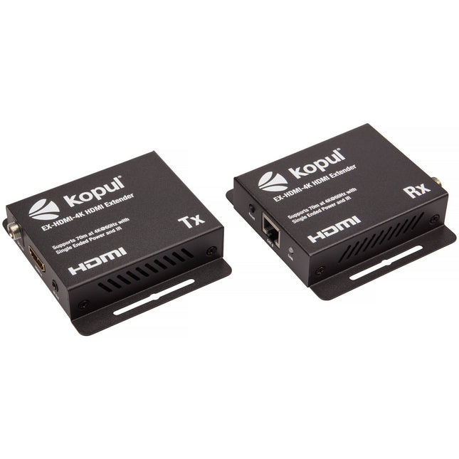 Kopul Extensor HDMI 4K 60Hz 4:4:4 sobre Cable Cat 5e/6 hasta 70 m con Audio DTS y Dolby