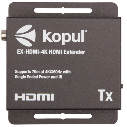 Kopul Extensor HDMI 4K 60Hz 4:4:4 sobre Cable Cat 5e/6 hasta 70 m con Audio DTS y Dolby