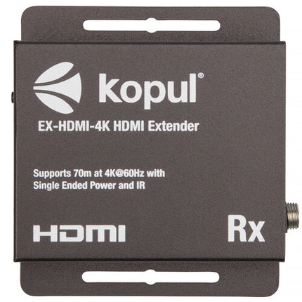 Kopul Extensor HDMI 4K 60Hz 4:4:4 sobre Cable Cat 5e/6 hasta 70 m con Audio DTS y Dolby