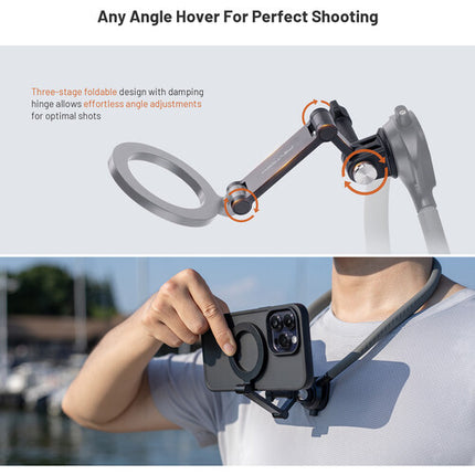 PGYTECH CapLock Soporte Magnético para Smartphone Cuello Ajustable Max