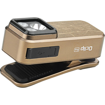 Olight Oclip Pro Luz Recargable Clip-On 500 Lúmenes 144H USB-C Tan